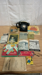 Old Timey Lot 1930s 40s 50s-Books, Sales Catalogues, Music and More