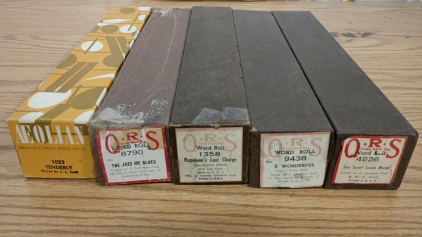 5)Assorted Music Rolls and Word Rolls