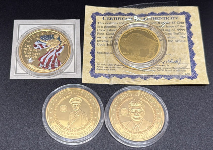 American Mint National Anthem Coin Collection, 2017 & 2022, Serial 05105