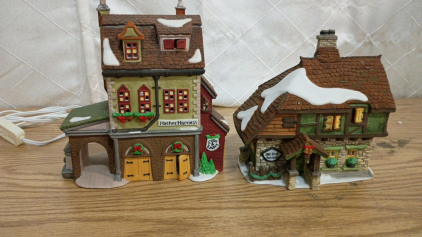 Department 56 Dickens Village Series Hather Harness and Old East Rectory