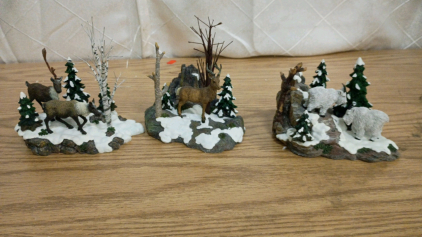 Department 56 Christmas Village Accessories Woodland Animals at Cliffs Edge