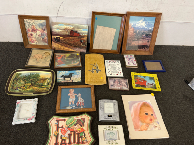Picture Frames, Pictures of Babies, Decortive Trays, And Much More!!!