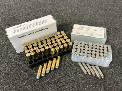 (50) Rnds Of 44-40 Win 200 Gr. Round Nose Flat Point and (50) Rnds Of Mixed 357 Mag 158 Gr.