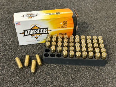 Box Of Armscor USA 10mm 180 Gr. FMJ Ammo
