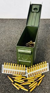 Metal Ammo Box With .223 Ammunition