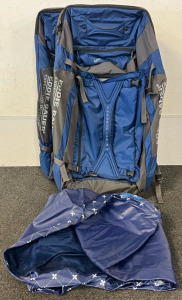 (2) Eddie Bauer Expedition 34 Duffel 2.0 Wheeled Bags & Twin Air Mattress