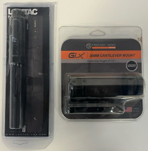 Primary Arms GLX<br/>30mm Cantilever Scope Mount & Lantac M-Spec 308 Heavy