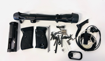 Walter P1/ P38 Parts Kit Magpul GL Enhanced Magazine Well For Glock Handguns, Burris Scope, and Walkie Talkie Earpiece