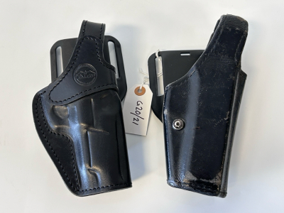 (2) Leather Holsters: Galco P-89 and Safariland Glock 20/21