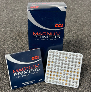 Box Of CCI Magnum Primers 550 Small Pistol (1000 Count)