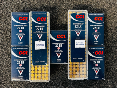 (450) CCI Mini Mag 22 LR 1235/ 1070 FPS Ammunition