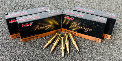 (80) Rnds Of PMC Bronze 308 Winchester 147 Gr.