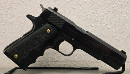 Colt Government Model .45 Auto Pistol, Serial 313607-C, Hogue Grips