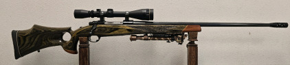 Ruger M77 Bolt-Action Rifle, .338 Win Mag, Serial 71-73312, Leupold Scope