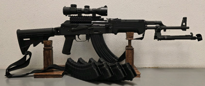 C.N. ROMARM SAR-1 Assault Rifle, 7.62x39mm, Firefield Laser, 4x32 Mini Mil-Dot Optic, Cugir, Romania, S1-76814-2005