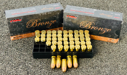 (100) Rnds Of PMC Bronze 45 Auto 230 Gr. FMJ
