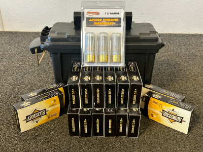Ammo Box With (83) Rnds Of 12 Gauge ShotShells