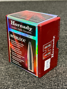 (100) Count Hornady Interlock 30 Cal 165 Gr. BTSP Bullets .308"
