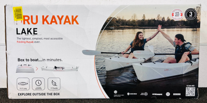 New In Box 9' ORU Kayak. Lightest, Simplest, Most Accessible Folding Kayak.