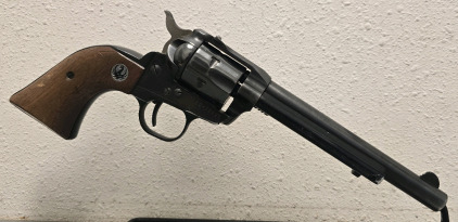 Ruger Single-Six .22 Cal Revolver, Serial #20-72425, Blued Finish, Wood Grip