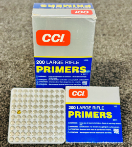 Box Of CCI 200 Large Rifle Primers (1000 Count)