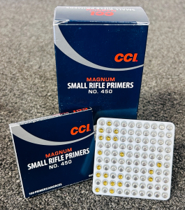 Box Of CCI Magnum Small Rifle Primers No. 450 (1000 Count)