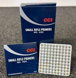Box Of CCI Small Rifle Primers No. 400 (1000 Count)