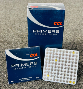 Box Of CCI Primers 300 Large Pistol (1000 Count)