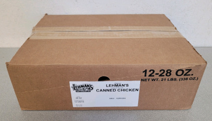 (12) Lehman's Canned Chicken