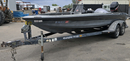 1997 RANGER 492VS BOAT AND TRAILER