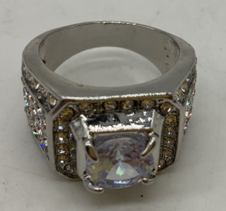 White Gold Men's Ring