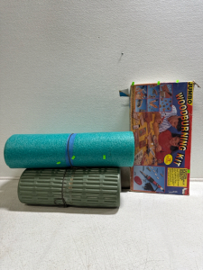 (4) Camp Sleeping Mats & (1) Jumbo Wood Burning Kit