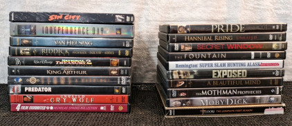(20) Assorted DVD Movies