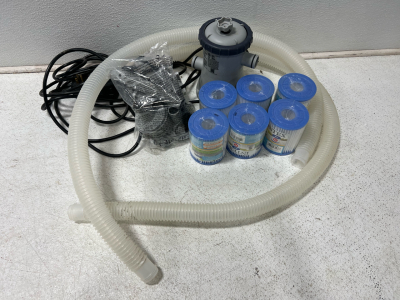 Intex C330 Cartridge filter pump with filters