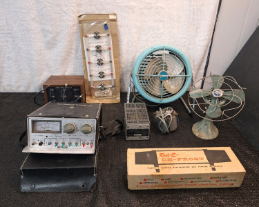 (1) Leader LFC-944B TV Field Level Meter & Assorted Vintage Electronics