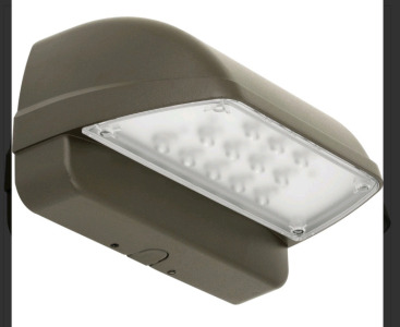 (1) Progress Lighting LED Wall Pack Light - Commercial 30W Die-Cast Bronze Wall Pack 2246 Lumens - Wet Location Listed Model PCOWC-30LED-20<br/>