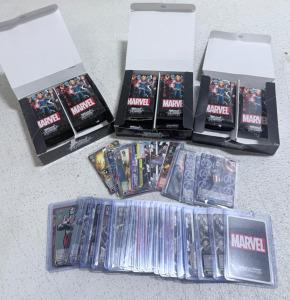Large Assortment Of Marvel Trading Cards