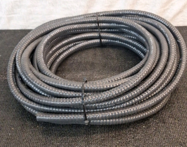 (1) 75-Foot Roll Of 3/8" Rubber Coated Flexible Wire Conduit