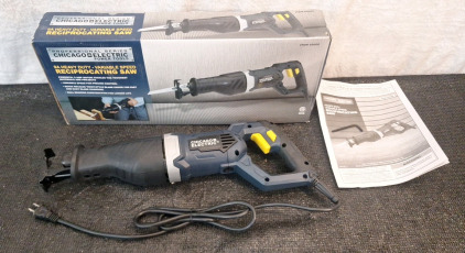 (1) Chicago Electric Heavy Duty - Variable Speed Reciprocating Saw