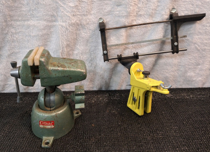 (1) Colbert Hobby Vise & (1) Chainsaw Blade Sharpener Vice
