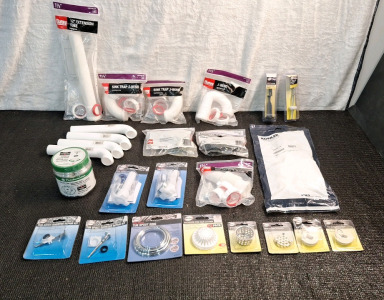 Assortment Of Plumbing Installation / Repair Hardware