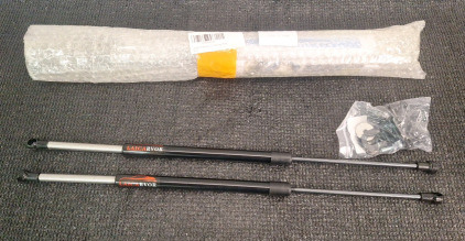 (2) 2-Piece Hood/Trunk Support Shock Sets, 19.5"L