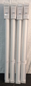 (4) GENIMO Cordless Blackout Roller Shades, White, All 31"W x 72"L