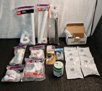 Assortment Of Plumbing Installation / Repair Hardware
