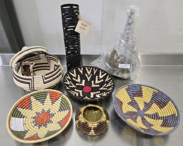 XLarge Box Full of Hand-Crafted Decor Pieces (Made in Rwanda & Haiti)