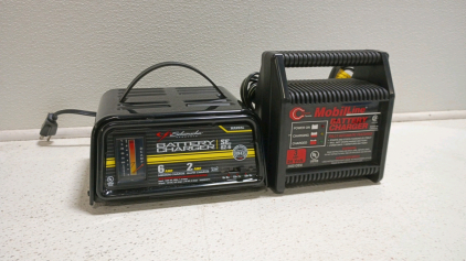 Cliplight MobilLine 3amp 24v Battery Charger and Schumacher SE82-6 2/6amp 6/12v Battery Charger