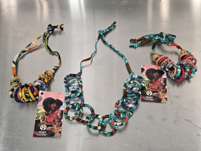 Box Full of Hand-Crafted Necklaces (Made on Rwanda)