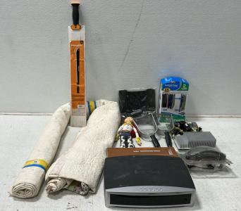 (1) Bose AV3-2-1ll Media Center (1) Fiskars Tempered Steel Machete (1) Zorbax Chromatography Column & Much More