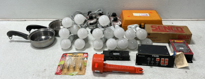(6) Sensus SRII 3/4&rdquo; ECR/WP Encoded Water Meter Register (2) Salisbury Audio/Visual Detector (1) Q-Tron High-Voltage Module & Much More