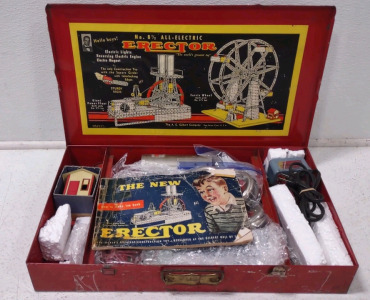 Vintage 8-1/2 Ferris Wheel Erector Set- Complete